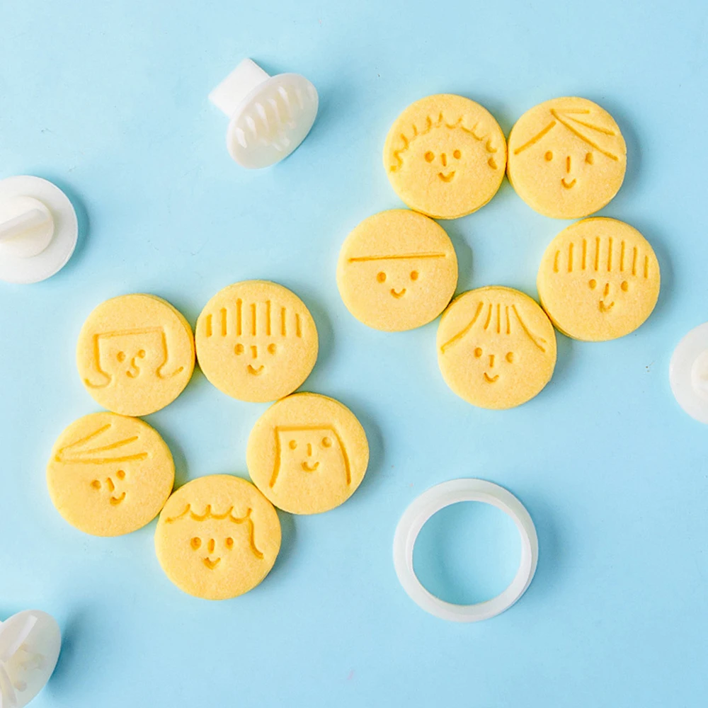 Baking Mold Cookie Mould Cookie Printing Mold 11pcs/set Cute Smiling Face Expression Cookie Mold DIY Baking Tools