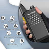 2PCS Baofeng BF-T20D GMSK Digital Walkie Talkie Noice Reduction Radio Encrypted Call Portable USB Charger VOX For Travel 2