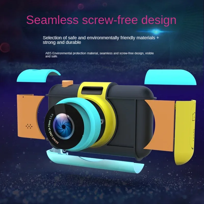 어린이 카메라 HD 2.4 인치 3200W 픽셀 듀얼 디지털 미니 장난감
