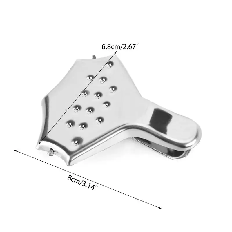 Stainless Steel Lemon Slice Squeezers Set Manual Juicer Orange Lime Citrus Handheld Lemon Wedge Clips lemon squeezer