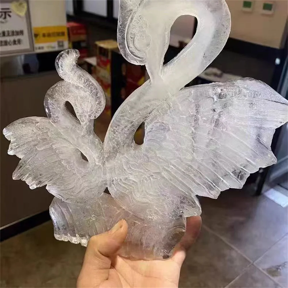 Swan Creative Ice Sculpture Mold, Large Icicle Mold, Decoration Supplies, Home and Garden Decoration, Swan