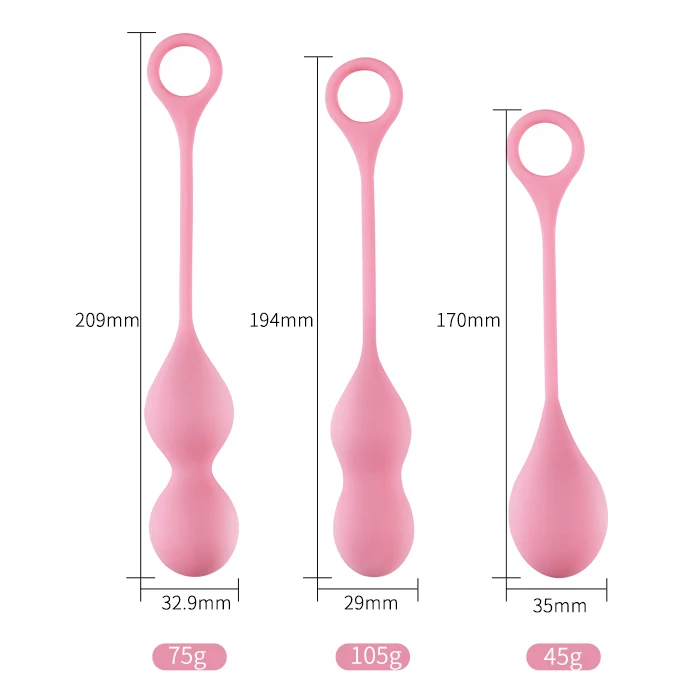 Medische Siliconen Kegel Ballen Oefening Aanscherping Apparaat Ballen Veilig Ben Wa Bal Voor Vrouwen Vaginale Massager Adult