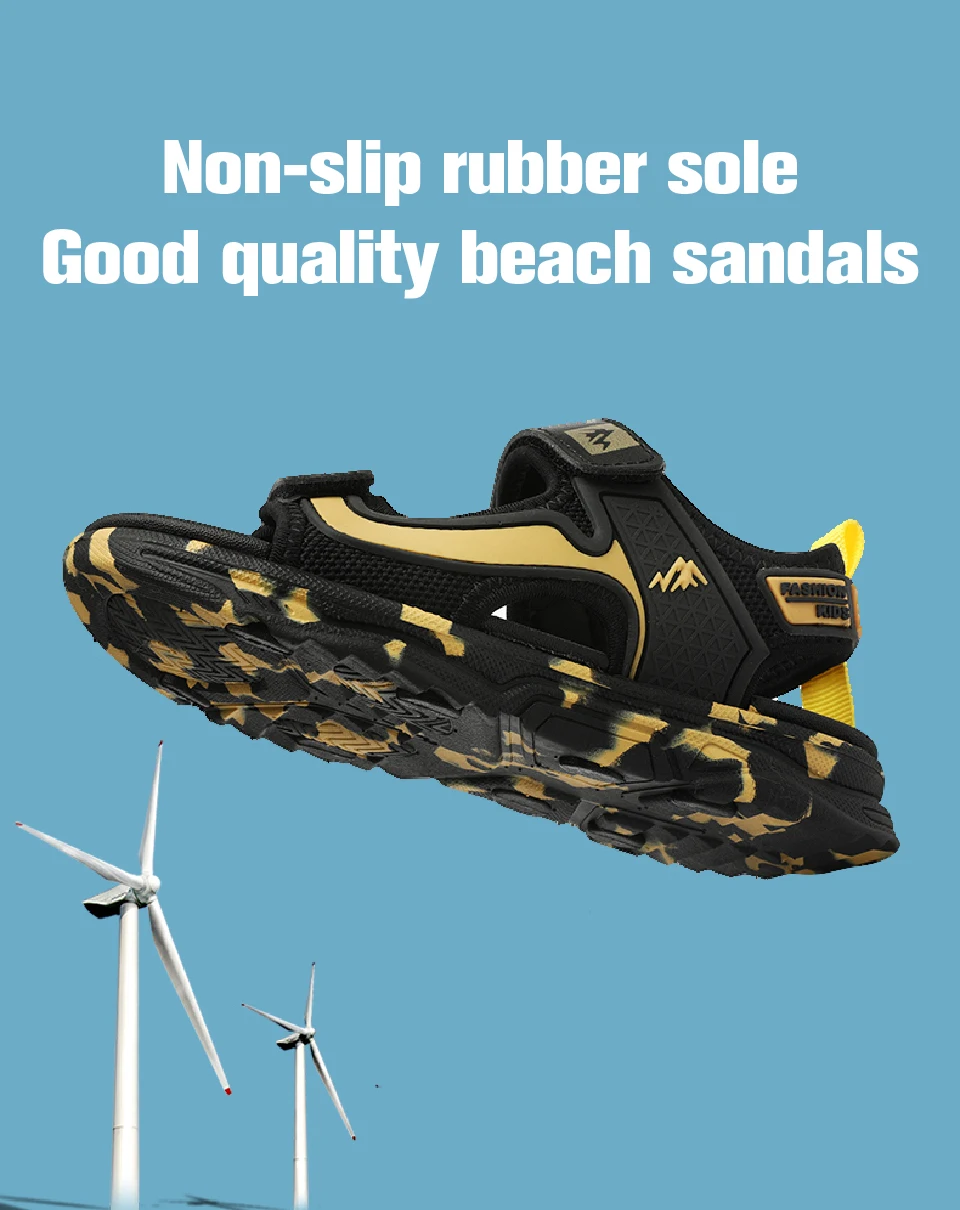 2022 Fashion Children Sandals Summer Beach Shoes Boys Comfortable Breathable Kids Casual Shoes Non-Slip Outdoor Sandals for Girl extra wide children's shoes