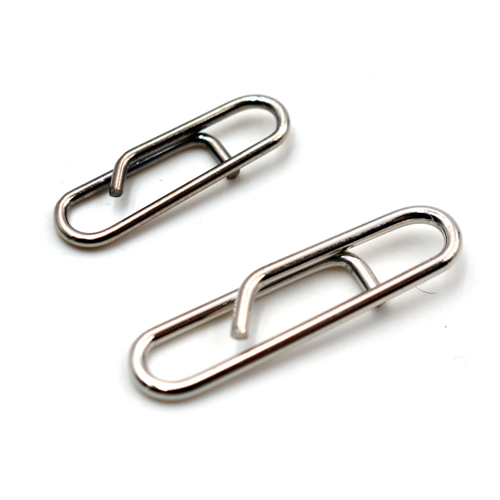 Fishing Safety Snaps Clip Interlock Line Terminal Tackle Angler's Power Clips Carp Rig Accessories 50Pcs