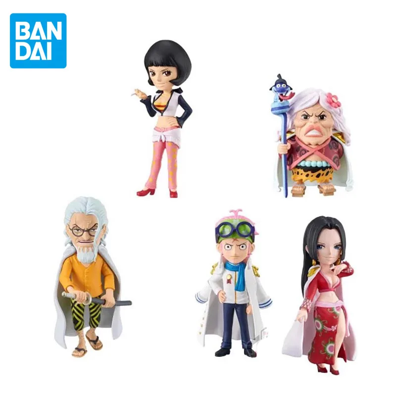 

Bandai подлинный WCF слитный серебристый, Rayleigh Shakuyaku Boa · Hancock Kawaii Аниме фигурки, игрушки для мальчиков и девочек, детские подарки