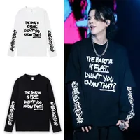 Loose Long Sleeve Cotton T-Shirt for Men And Women Spring Autumn New Style Comfortable Breathable Fashionable for Performances