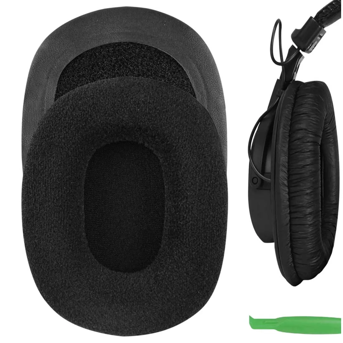 

Geekria Earpads for SONY MDR 7506 MDR V6 MDR CD900ST Replacement Headphones Comfort Velour Ear Pads Cover Cushions Foam Earmuff