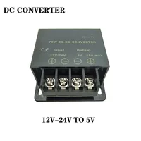 12V 24V to 5V  5A 10A 15A DC DC Converter Step Down Voltage Regulator Buck Converter Car Power Supply Transformer Module