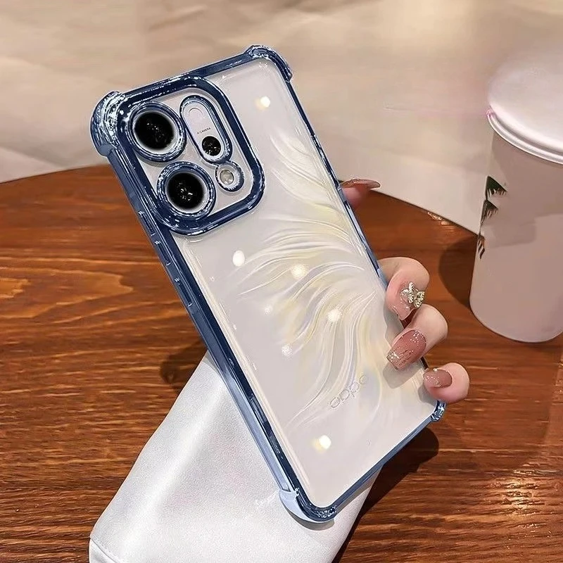 Luxury Plating Frame Corner-Airbag Soft TPU Case - Full Protective Cover