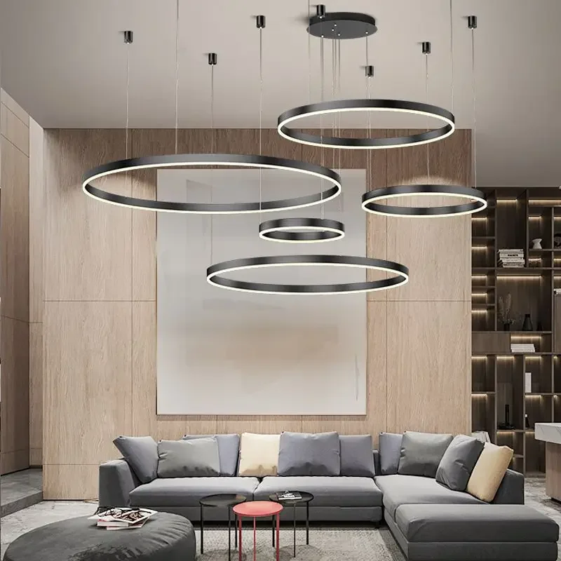 Modern LED Ring Chandelier 5