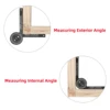 High-precision Aluminum Plastic Protractor 360 Horizontal Angle Gauge DIY Woodworking Angle Cutting Positioner Measuring Tool 3