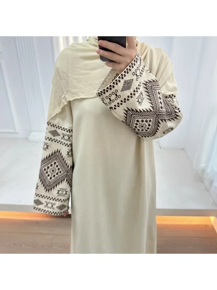 فساتين إسلامية فاخرة للعيد للنساء مطرزة للحفلات عب...