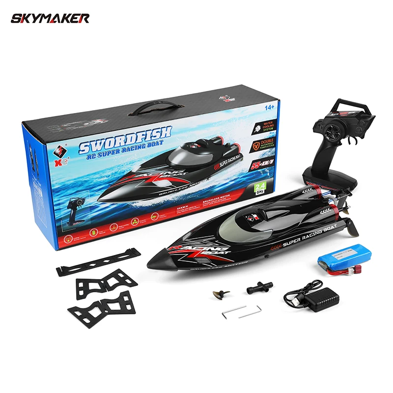 WLtoys WL916 High Speed RC Boat 55km/h Remote Control Boats 2.4GHz Capsize Low Battery Alarm