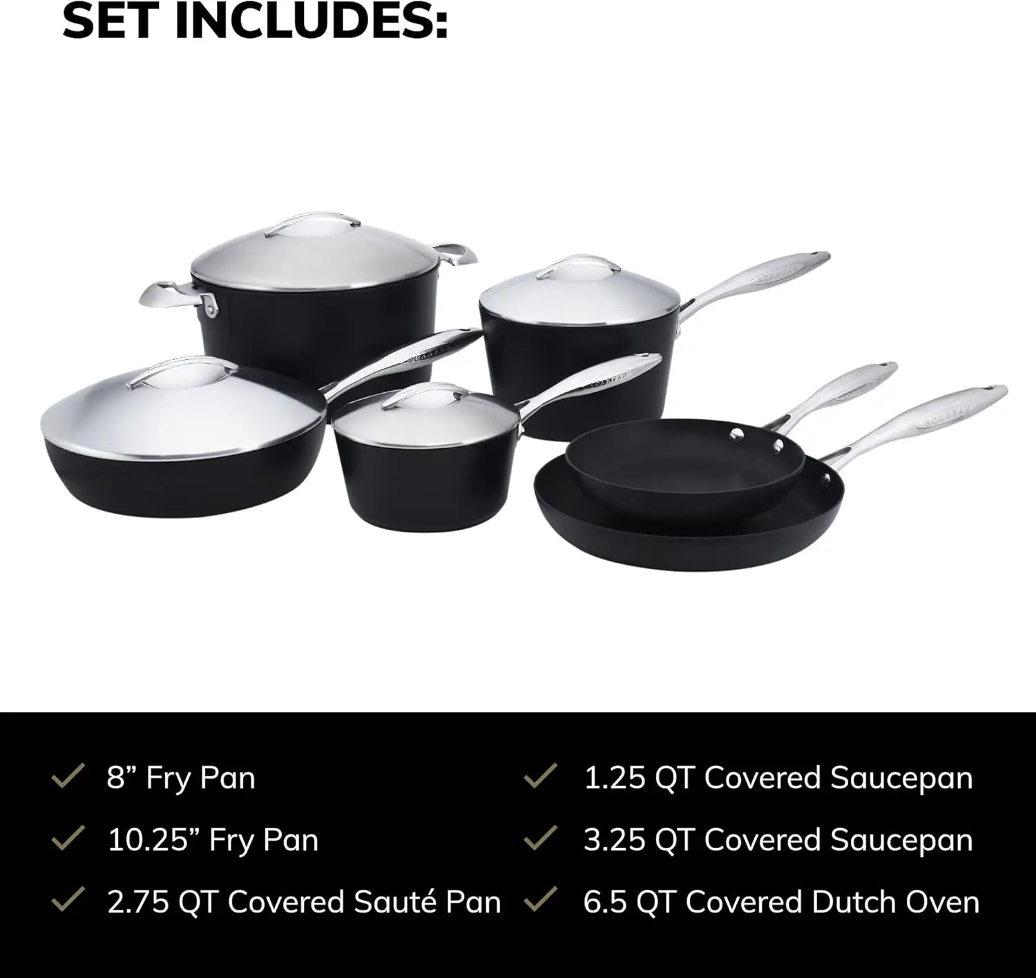 Professional 10-Piece Nonstick Cookware Set 4