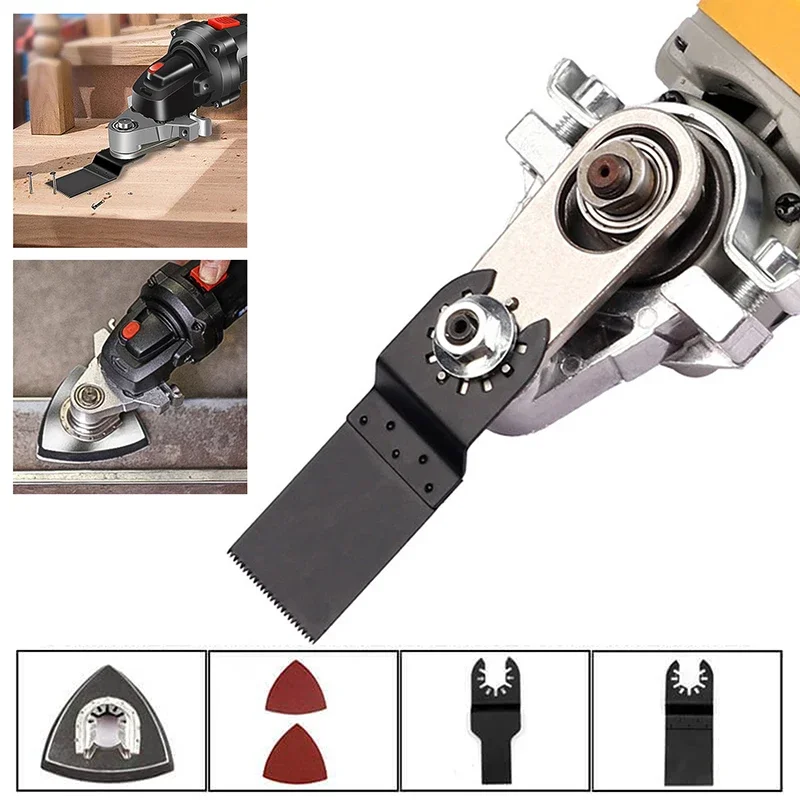1set Woodworking Angle Grinder To Grooving Machine Adapter Angle Grinder Conversion Universal Saw Blades Kit for 100 Model Tool