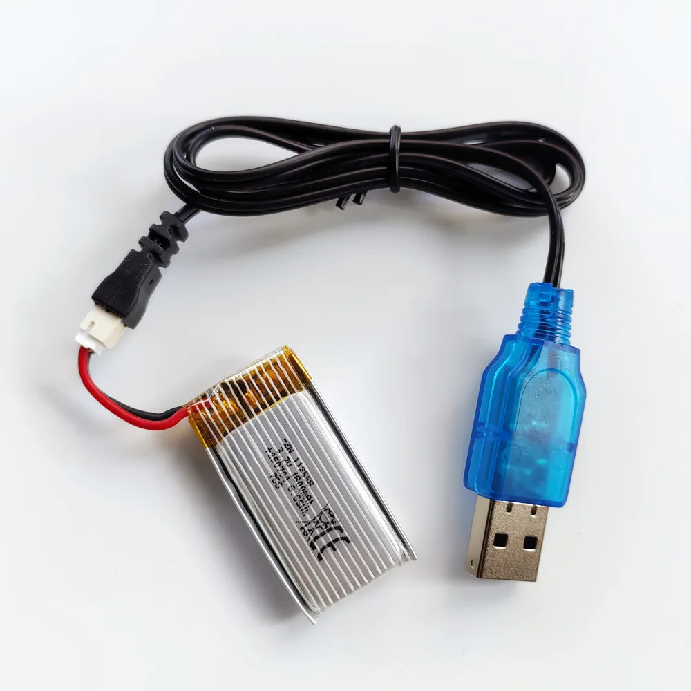 USB PH2.0 3.7V Latauskaapeli Mini Drone RC V23:lle