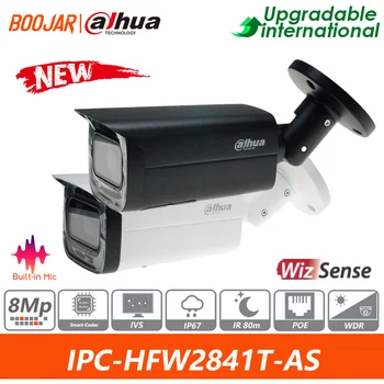 Dahua Original IPC-HFW2841T-AS 8MP IR Fixed-focal Bullet WizSense Network Camera Support Vehicle And Human Detection 1