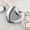 1pc Heart-shaped Jewelry Storage Tray, Stainless Steel Jewelry Storage Tray 4