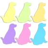 Japanese Cute Dog Sticky Notes Solid Color Memo Pads Post Notepads Funny Aesthetic Stationery Checklist To Do Index Tabs Planner 2