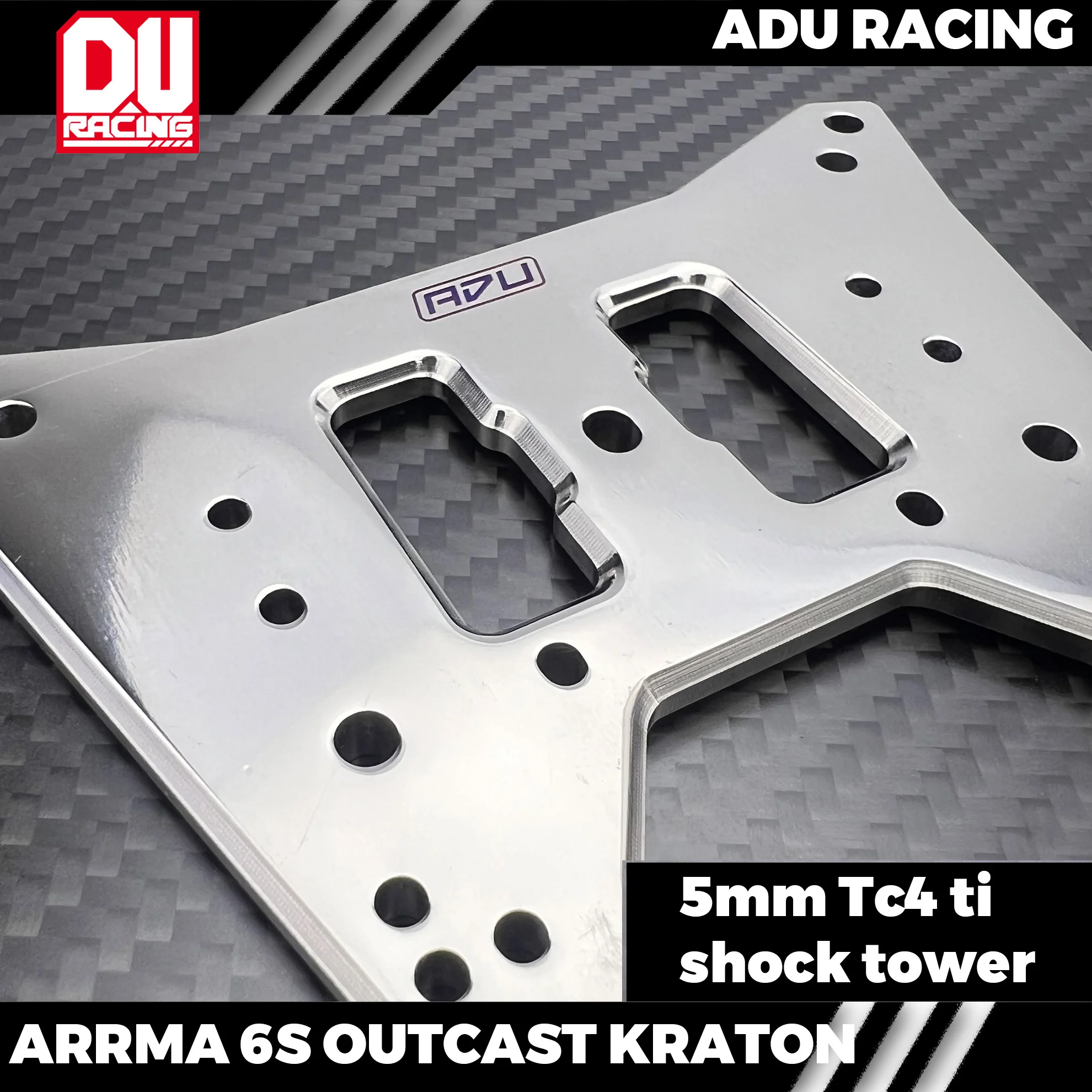 Krah të pengimit TC4 nga Titan i përshtatur për Arrma Kraton 6S Buggy RC