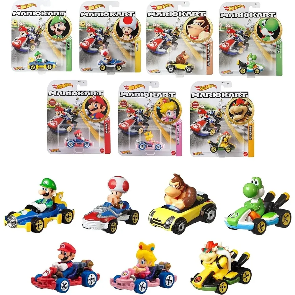 OriginalHotWheelsMarioKart164DieCastMariokartMarioBroMoive