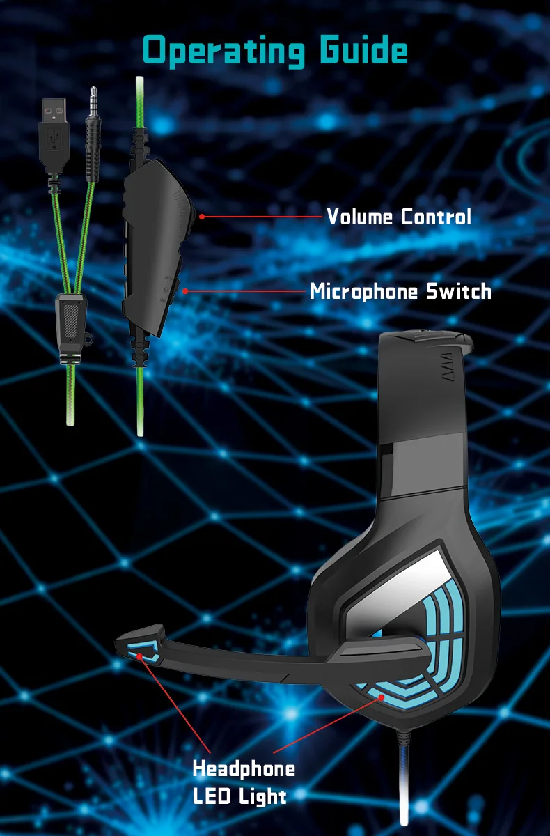 G7 gaming headset USB connection and microphone