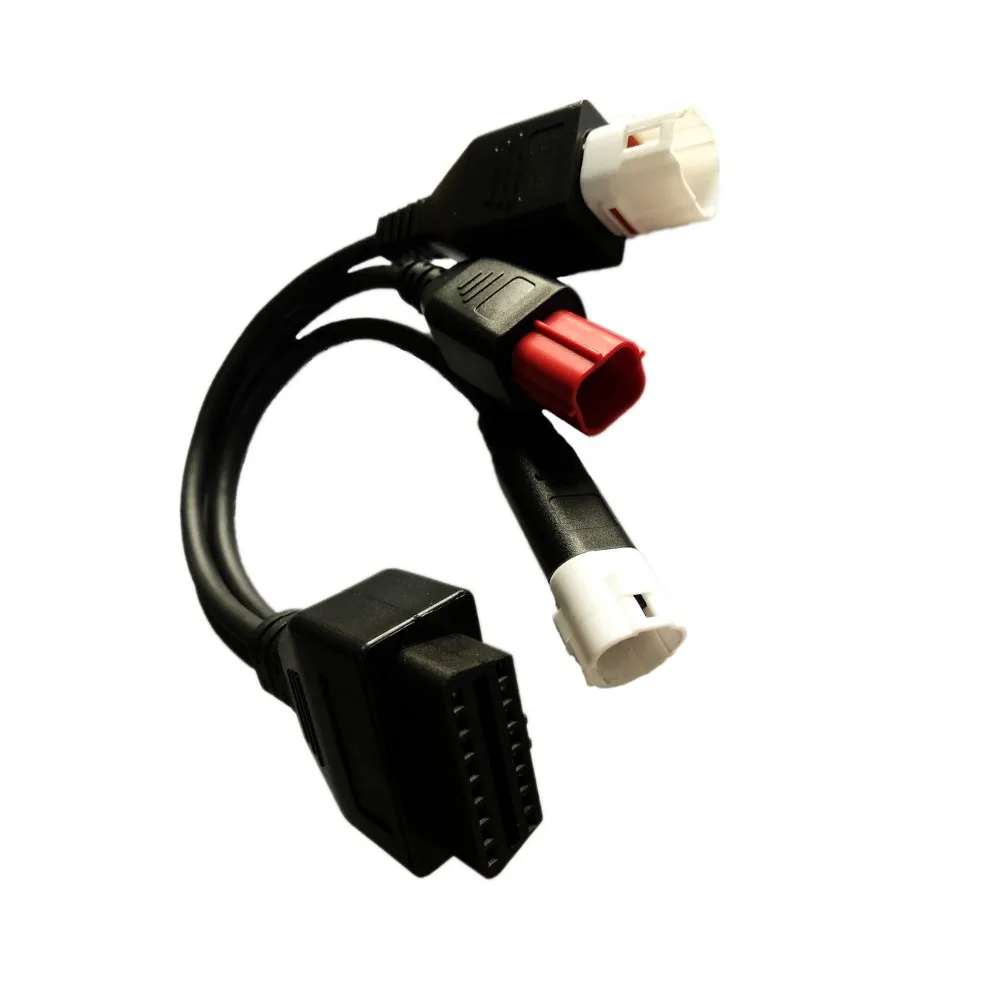 

For Yamaha 3/4 /5 Pin To OBD2 Connector Motorcycle OBDII Diagnostic Cable OBD Fault Code Reader Adaptor Extension Cable