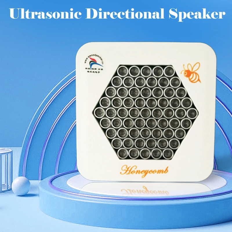 Directional Speaker With Ultrasonic Sensor Focused Audio