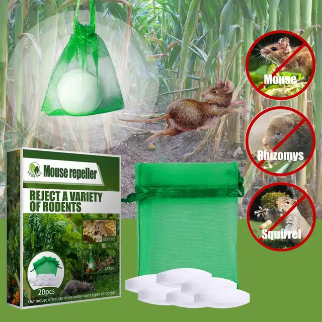 20Db Rágcsáló -Riasztó Borsmentaolaj Az Egerek És Patkányok Más Rágcsálók Egérriasztójának Visszatartására Otthoni Mezőgazdasági Kerti Kiegészítőkhöz