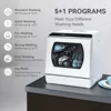 Dishwasher, 5 Washing Programs Portable Dishwasher With 5-Liter Built-in Water Tank For Glass Door 3