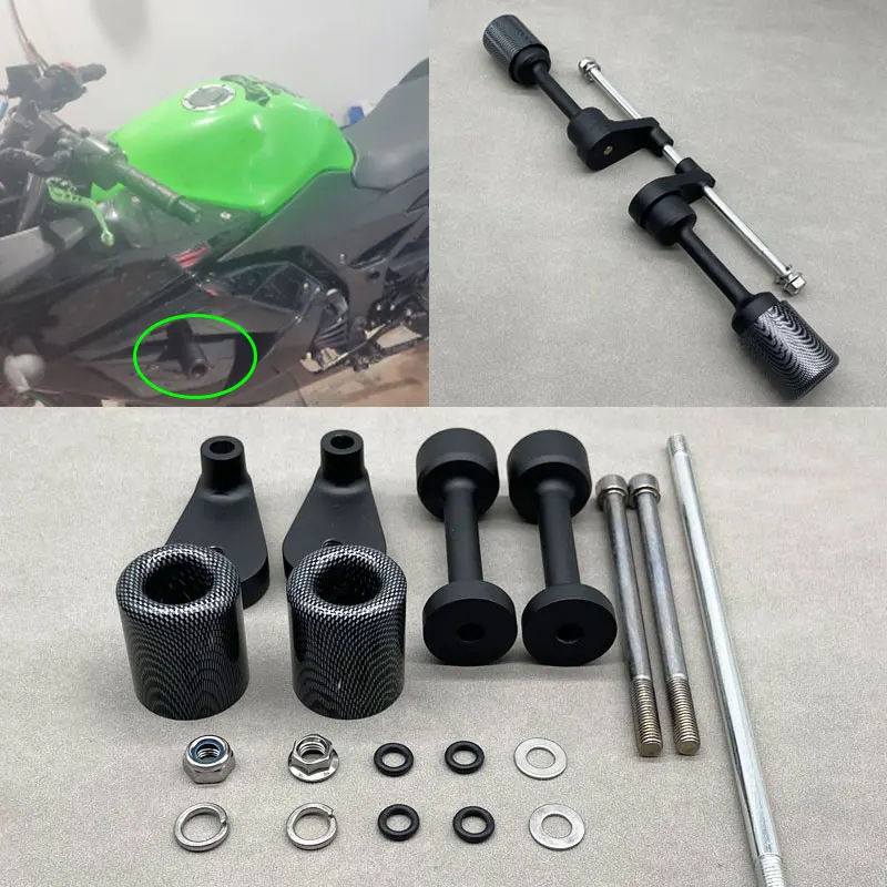 Pump det er alt ret Fit For Kawasaki Ninja 250 250R EX250 2008 -2010 2011 2012 2013 Motorcycle  Frame Sliders Crash Protector Ninja250R Accessories - AliExpress