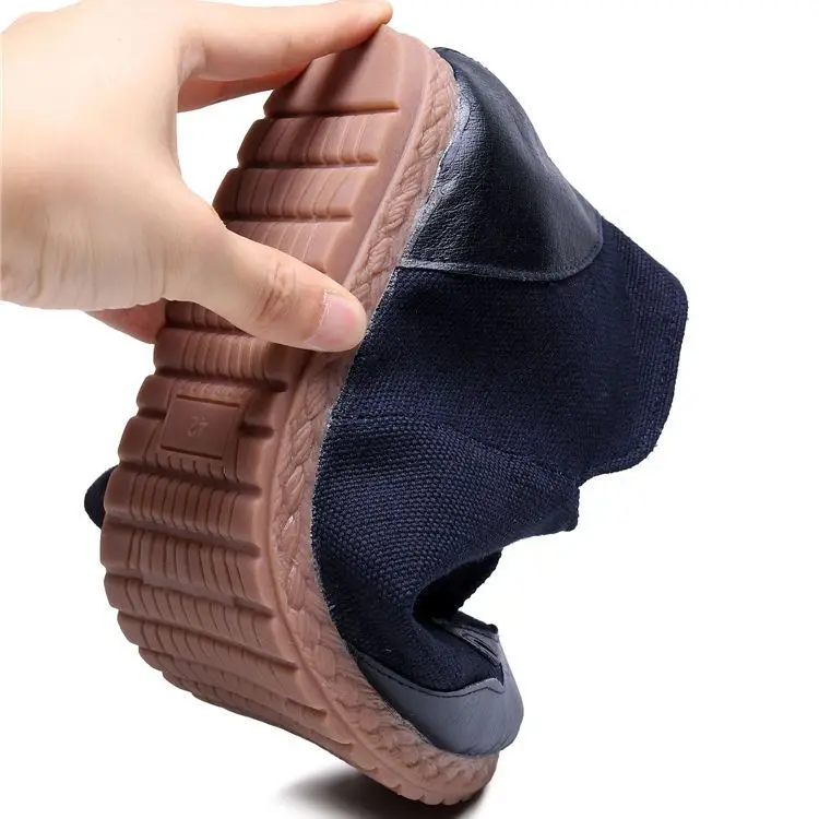 Vintage ethnic style Kungfu Shoes Chinese Traditional Kung Fu Shoes Wushu Tai Chi Old Peking Wing Chun Martial Art Sneaker