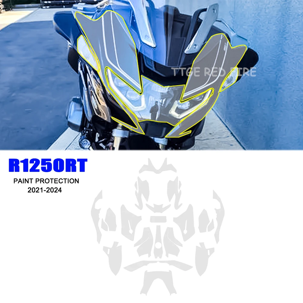 

R1250RT Anti -scratch Film Tank Protection TPU Protector For BMW R 1250RT Motorcycle Headlamp Protection Body protection Film