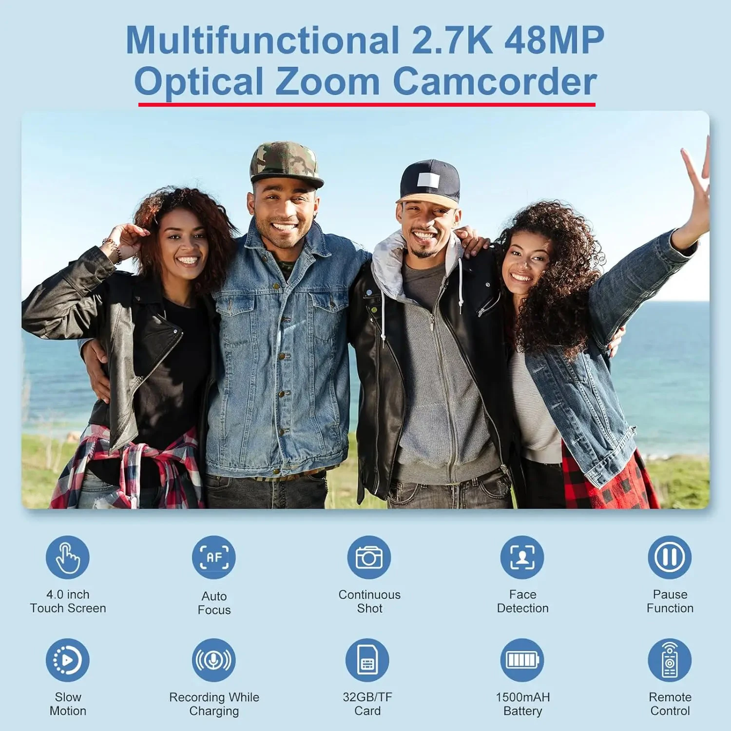4K YouTube Streaming Camera with Touchscreen 3