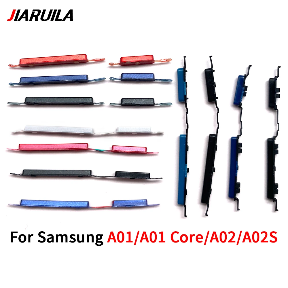 

For Samsung A01 Core A02 A02S Power Volume Side Button Key Phone Housing On Off Up Down Replace Repair Parts