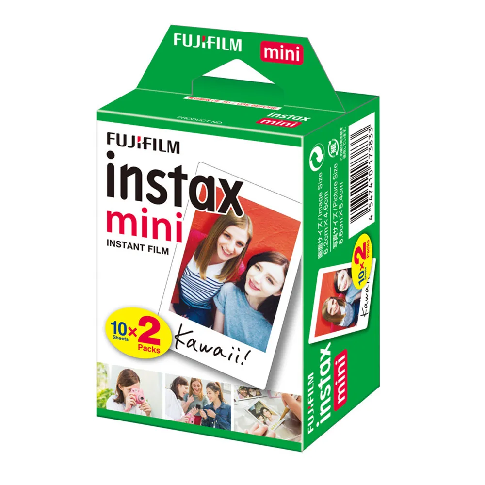 Orignial Fujifilm Instant Camera Mini 12 Purple With Instax Mini Film Photo Paper Combination Packages Available for Selection