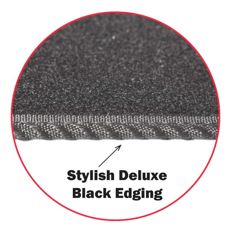 Auto Accessories Car Mats Accessories Black Tailored Carpet Car Boot Liner Mat for Citroen C1 / Peugeot 107 / Toyota Aygo