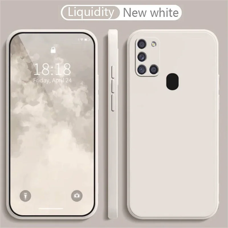 High-Quality Silicone TPU Soft Matte Phone Case - Durable Back Cover with Bumper Protection