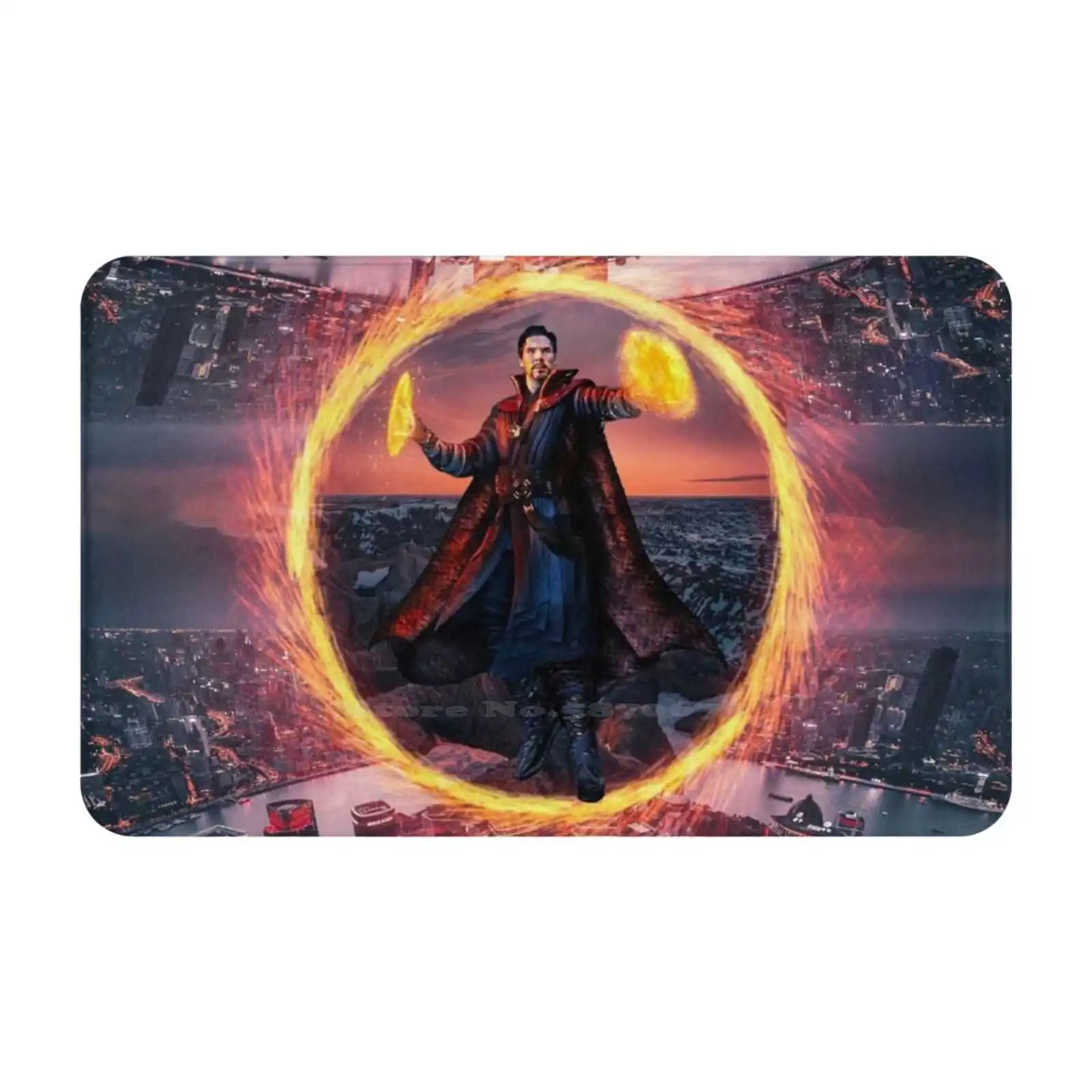 Doctor Strange Comodo Zerbino Tappeto Tappeto Foot Pad Fanbros Art Heroes Doctor Strange Benedetto Cumberbatch Superhero