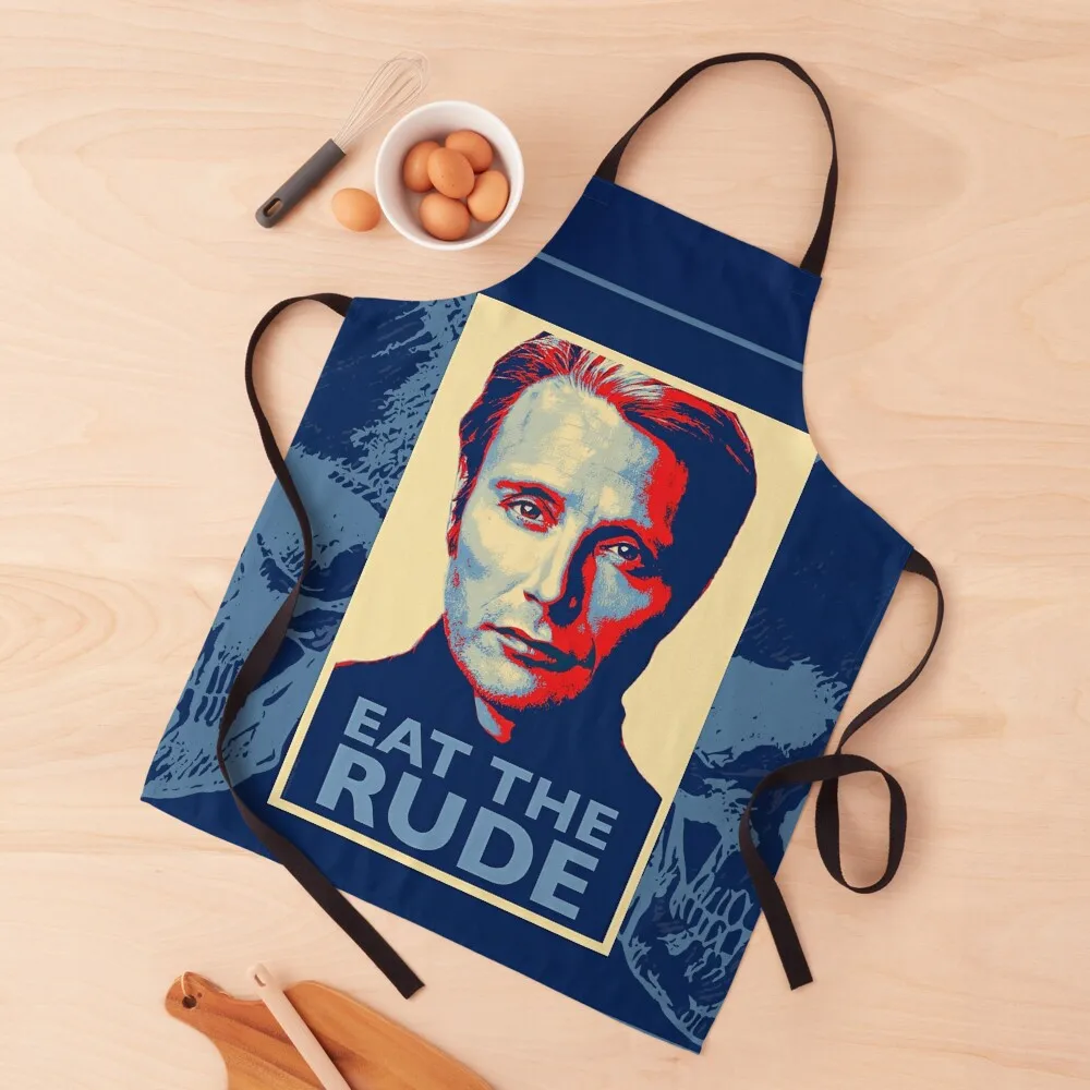 

Eat The Rude Apron For Woman Art Apron