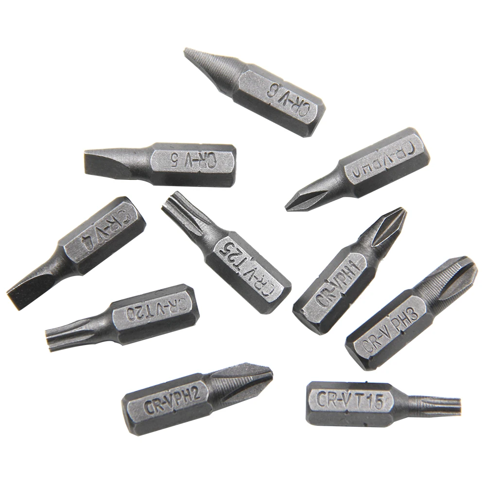10pc Rubber Strip Cross Screwdriver Head Bit 60mm Conversion Extension Rod Woodworking Power Tool Set Image 7