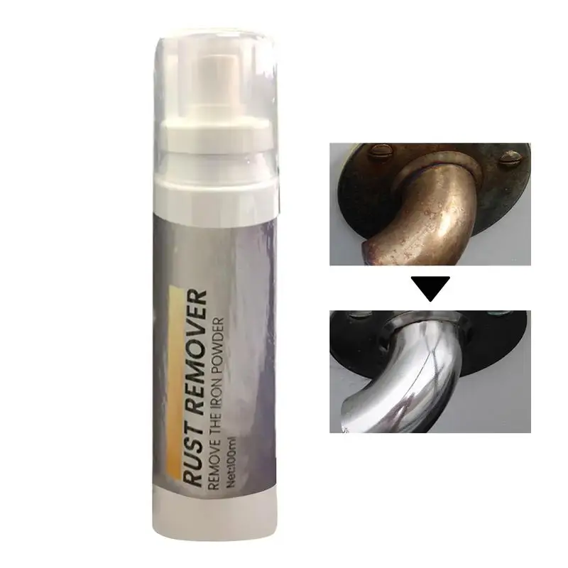 

100ml Multi-Purpose Rust Removal Spray Fast Cleaning Car Metal Components Automotive Wheel Rim Rust Converter and Stain Remover
