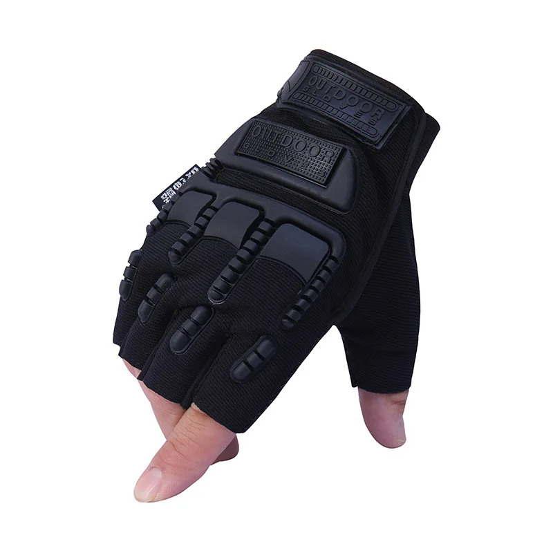 Outdoor Tactical Gloves Half-finger Fishing Ridding Sports Unisex Weight Cycling Non-Slip Shooting Hunting Fingerless Gloves