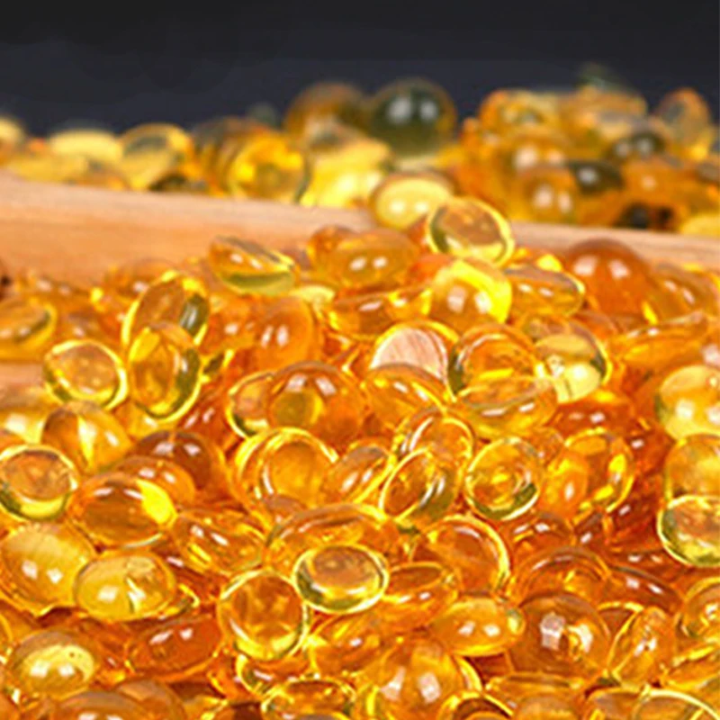 Best Quality 20/50/100/200G Italian Keratin Glue  yellow Granule/Beads/Grain  For Human Hair Extension 2