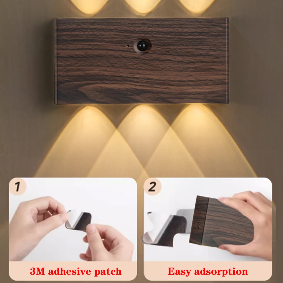 4000mAh LED Battery Wall Light Indoor Wall Lamp with Motion Sensor Wireless for Hallway Living Room Bedroom Garage 6W Lighting motion sensor light led light led wall lamp wall light