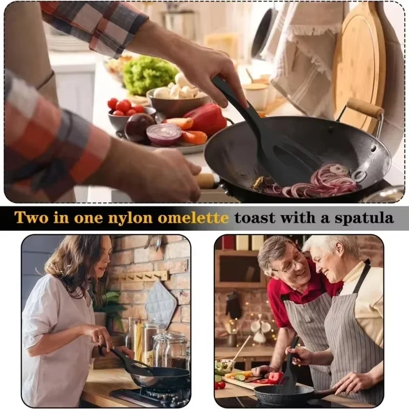 Cooking Spatula Silicone Spatula Cooking Tongs Steak Spatula Shovel Clip Silicone Grip Flip Tongs Egg Steak Spatula Tongs Clamp Pancake Fried Turners