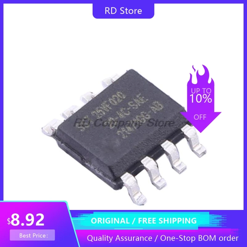 

5PCS SST25VF020-20-4C-SAE 25VF020 SOP-8 In Stock Free Shipping
