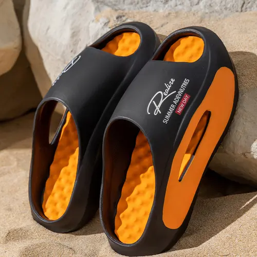 Summer Men's Massage Slippers Indoor Outdoor Sandals Beach Men Casual Shoes Soft Slides Flip-flops Men Women Home Slippers - Image 6
