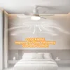 IRALAN Modern ceiling fan with light with remote control E27 LED ceiling fan Lamps for room living room bedroom kitchen home use 5