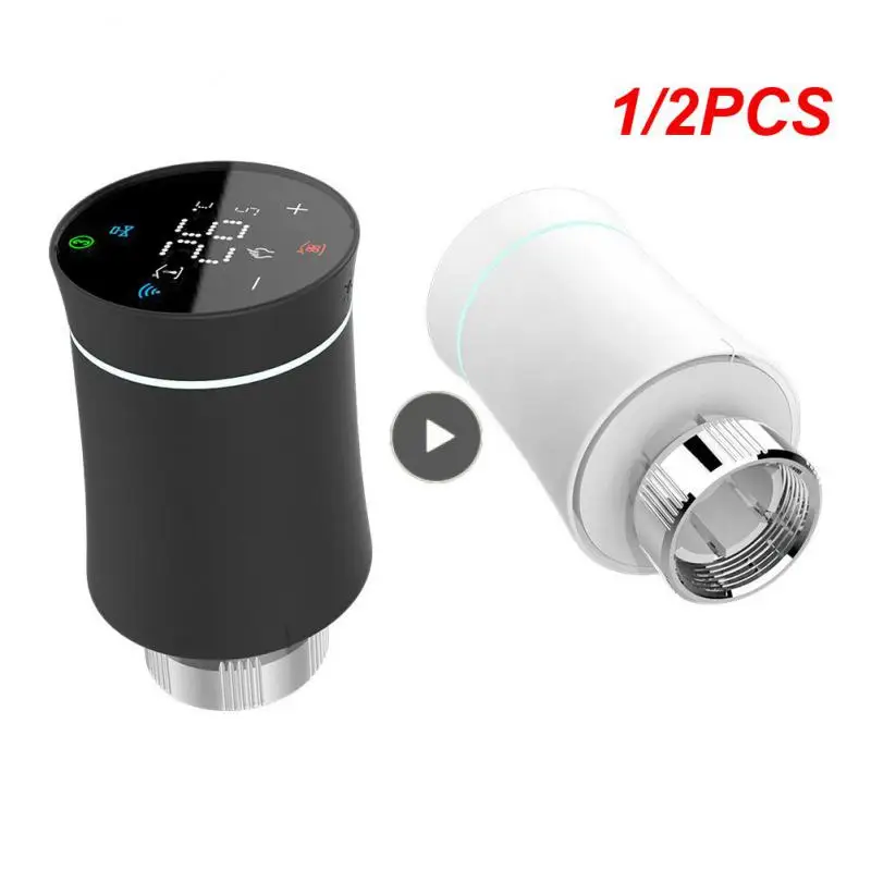 

1/2PCS TRV 3.0 Tuya New Radiator Actuator Valve Smart Programmable Thermostat Temperature Heater Alexa Voice Control